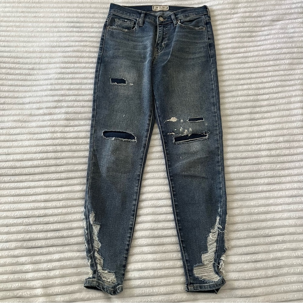 Free People Distressed Jeans